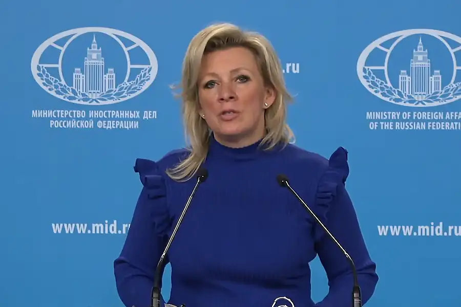 Rusia Kembali Tetapkan 14 Warga Jepang sebagai Penjahat Perang Era Perang Dunia II Juru bicara Kementerian Luar Negeri Rusia, Maria Zakharova