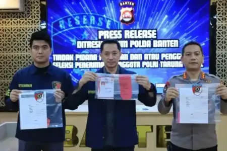 Polda Banten menangkap tersangka penipuan bermodus janji kelulusan Akpol 2025. Korban mengalami kerugian hingga Rp1 miliar.