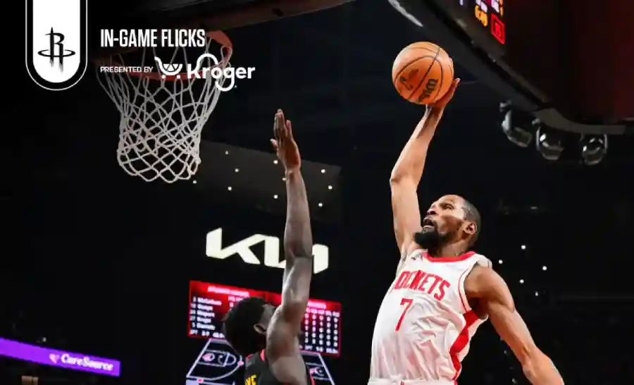 Kevin Durant Cetak 31 Poin, Rockets Hentikan Laju Hawks 104-86