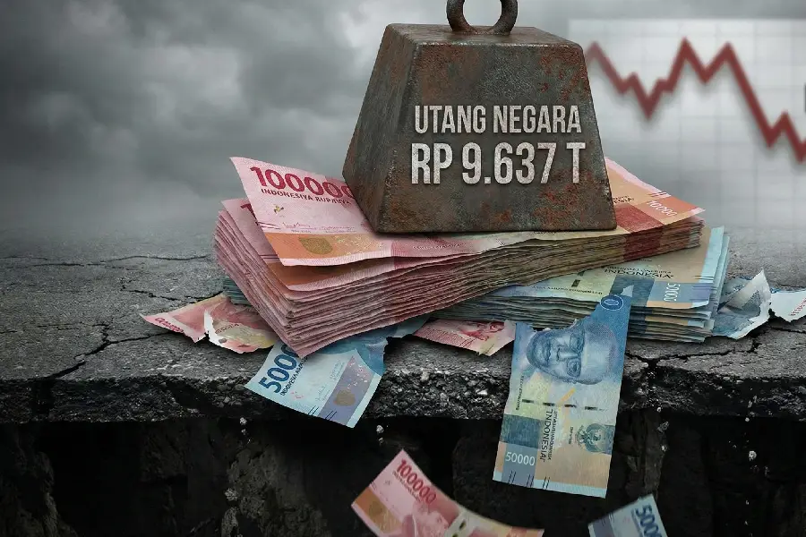 Utang RI Tembus Rp9.637 Triliun, Awas Efek Domino Rupiah yang Makin Melemah!