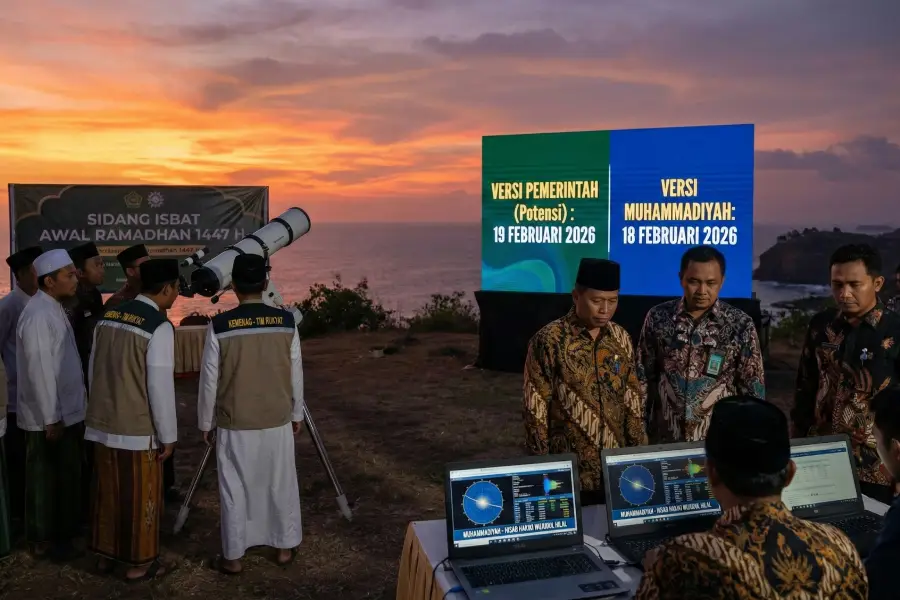 Puasa Ramadhan 2026 Berpotensi Beda, Ini Penjelasannya! Perkiraan perbedaan awal puasa ramadhan 2026. (foto ilustrasi AI)