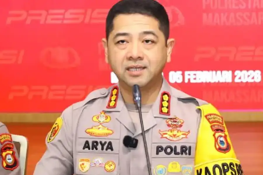 Sempat Buron, Pelaku Pembunuhan di Panakkukang Makassar Ditangkap Polisi di Timika Kapolrestabes Makassar Kombes Pol Arya Perdana