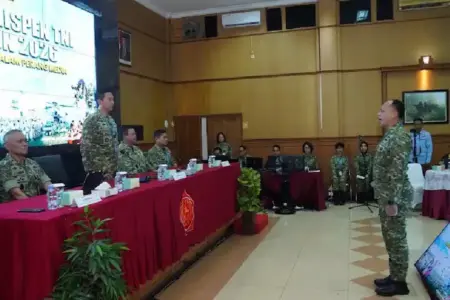 Rakornispen TNI 2026 di Cilangkap perkuat kolaborasi dan kapasitas penerangan TNI menghadapi perang informasi dan disrupsi digital.