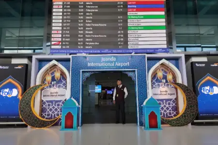 Manajemen Bandara Internasional Juanda mulai mematangkan persiapan menyambut periode Angkutan Lebaran Idul Fitri 2026. (foto dok Juanda)