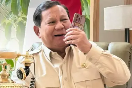Prabowo Telepon Presiden Palestina Mahmoud Abbas Saat Idul Fitri Presiden Prabowo Subianto