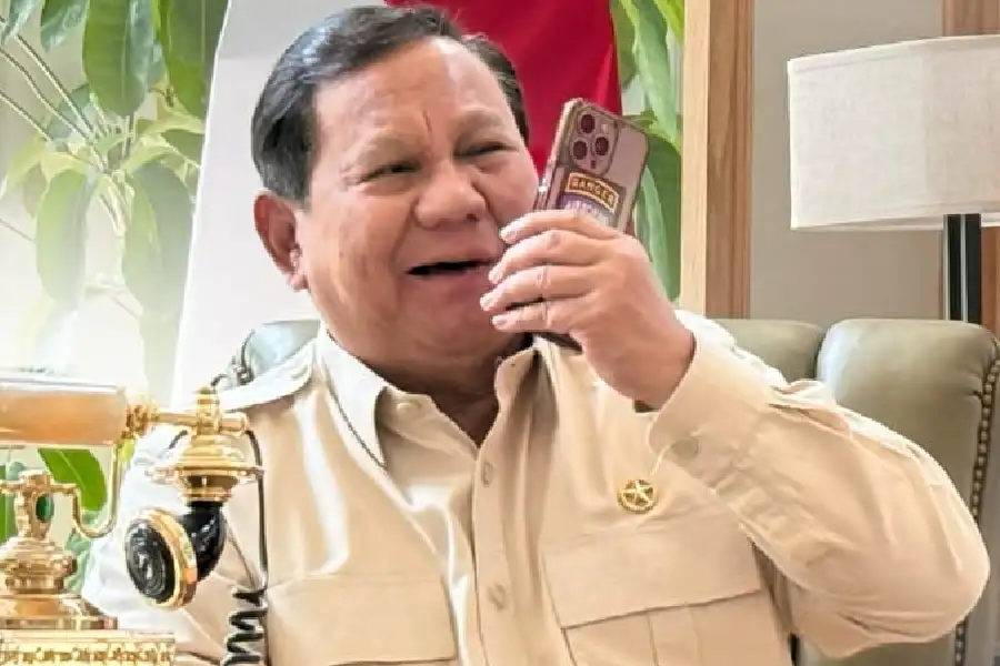 Prabowo Telepon Presiden Palestina Mahmoud Abbas Saat Idul Fitri Presiden Prabowo Subianto