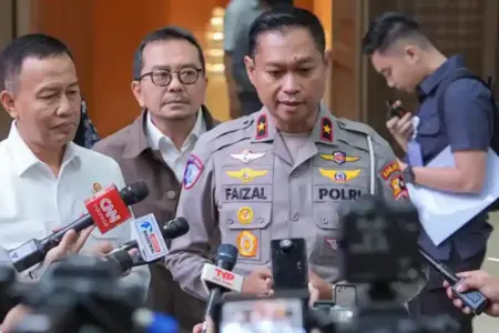 Direktur Penegakan Hukum Korlantas Polri Brigjen Pol Faizal