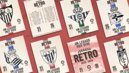 La Liga Luncurkan Retro Matchday Pertama: 38 Klub Tampil dengan Jersey Ikonik dari Masa Lalu