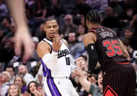 Russell Westbrook Catat Triple-Double ke-208, Kings Taklukkan Bulls