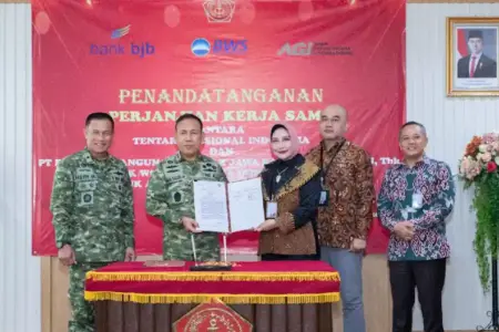 Perkuat Kolaborasi, bank bjb dan Mabes TNI Perpanjang Kerja Sama Layanan Keuangan bank bjb dan Mabes TNI perpanjang kerja sama layanan keuangan, perluas akses kredit, KPR, dan solusi pensiun bagi personel TNI.