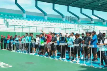 Turnamen tenis Piala PTPN IV 2026 di Pekanbaru diikuti 200 peserta, jadi ajang kompetisi sekaligus kampanye K3 dan gaya hidup sehat.