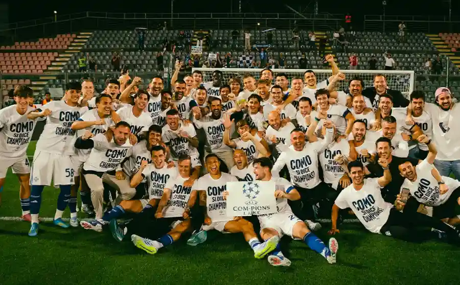 Sejarah Baru Serie A: Sentuhan Hartono Bersaudara Bawa Como 1907 Lolos ke Liga Champions