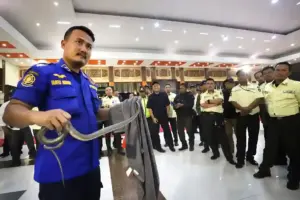 Universitas Brawijaya menggelar pelatihan K3L dan tanggap darurat bagi tenaga kependidikan untuk mewujudkan kampus tangguh dan zero accident.