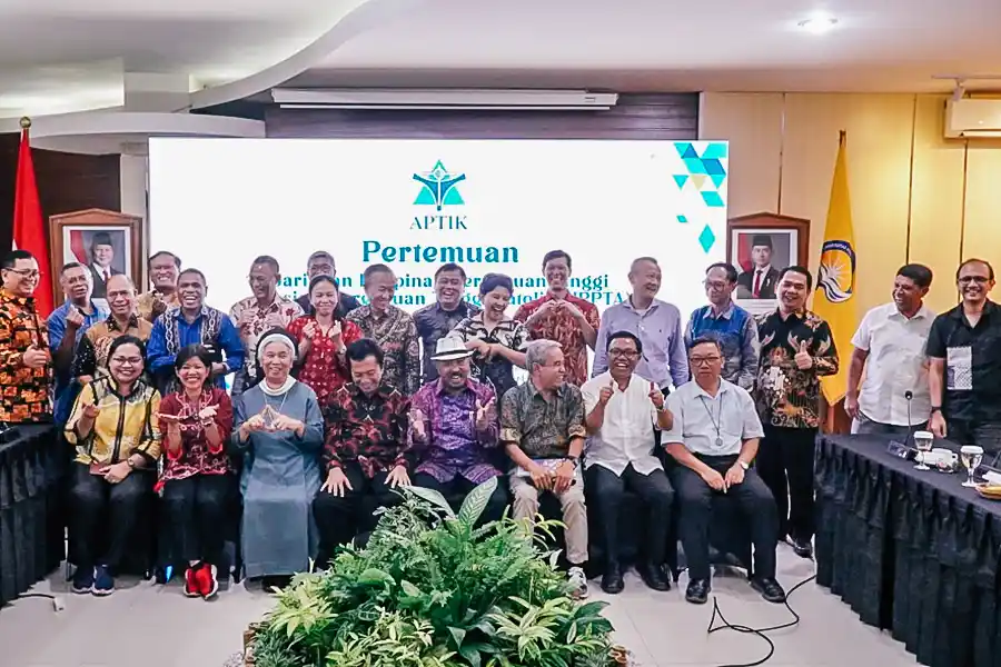 Pertemuan Jaringan Pimpinan Perguruan Tinggi APTIK di Universitas Atmajaya Yogyakarta, (foto: Istimewa)