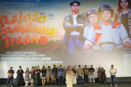 Film Rejoto Nyambung Tresno Jadi Media Promosi Wisata Kota Mojokerto dan Bukti Sukses Ekonomi Kreatif Film Rejoto Nyambung Tresno menjadi media promosi wisata Kota Mojokerto sekaligus bukti keberhasilan pembinaan ekonomi kreatif oleh Pemkot.