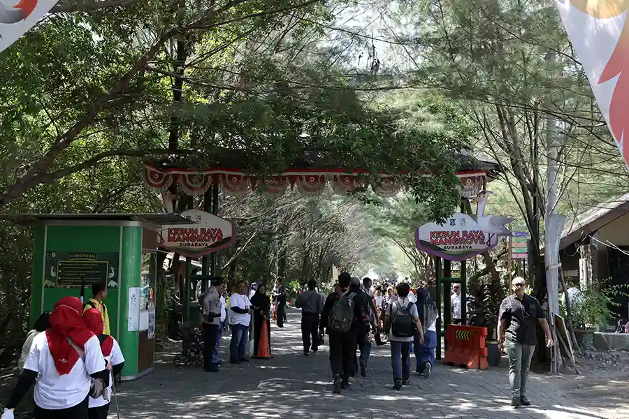 Festival Riset dan Inovasi HUT ke-3 Kebun Raya Mangrove Surabaya meluncurkan enam inovasi riset dan memperkuat kolaborasi pelestarian lingkungan.